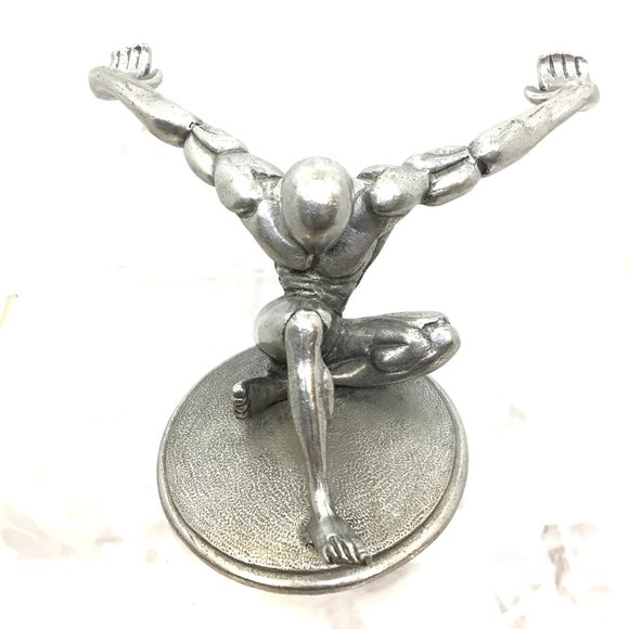 Jac Zagoory Designs Atlas Pewter Sculpture Pen Holder - Picture 14 of 15